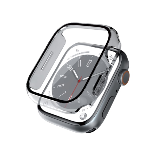 Crong Hybrid Watch Fodral - Fodral med glas för Apple Watch 41 m