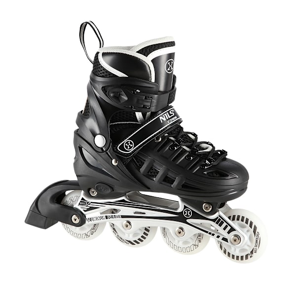 4-i-1 sorte LED inline/skøjter, størrelse S (31-34)