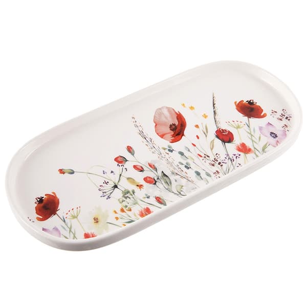 Serveringsfad i porcelæn 25x12 cm