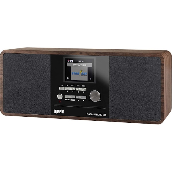 DABMAN i200 CD-monitoimiradio DAB+ / FM / Internet / Bluetooth Puinen ulkoasu