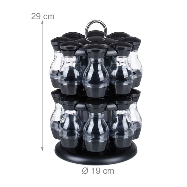 Kryddkarusell med 16 glas