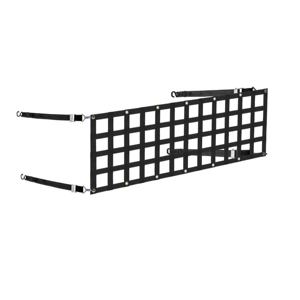 Bagklapnet 60 x 18 tommer, lastnet til lad, 4 stropper