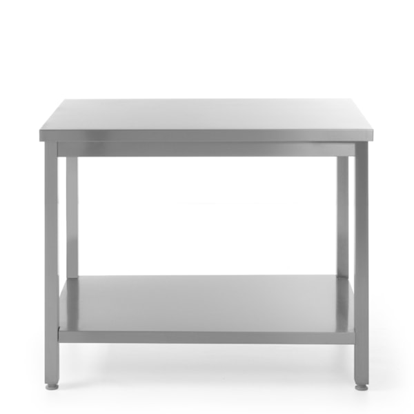 Centralt arbetsbord med hylla - skruvbar 1000 x 600cm Hendi 811511