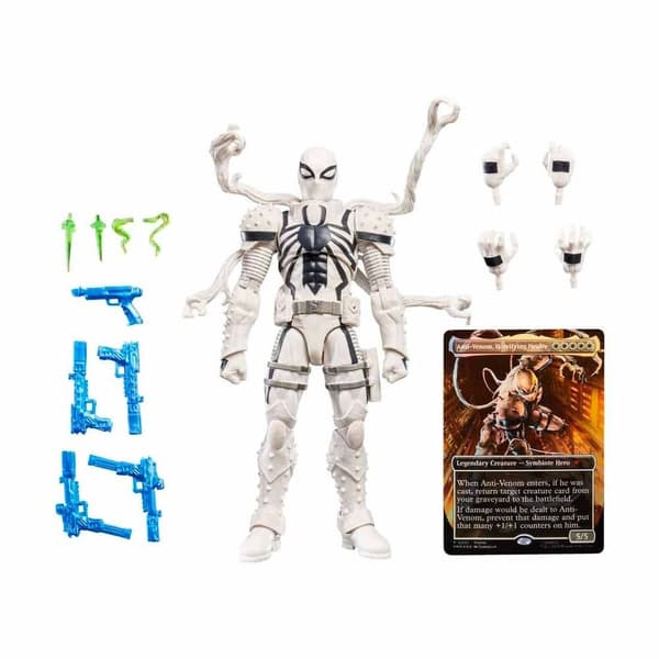 Spider-Man Anti-Venom figur, 15 cm samlelegetøj