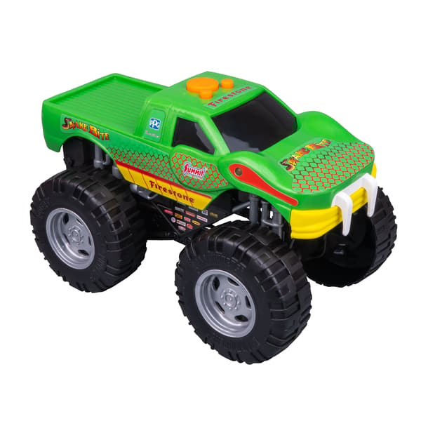 Monstertruck-legetøj med lys og lyde