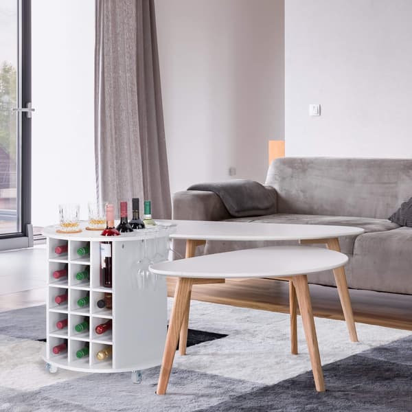 Stort vinställ på hjul