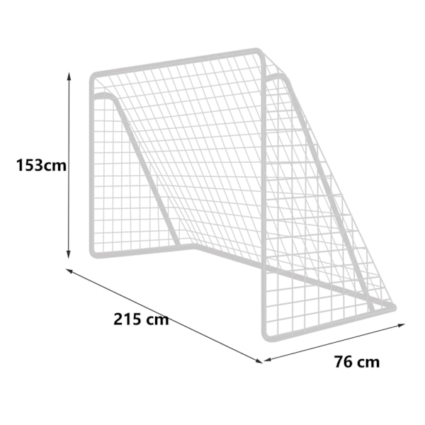 Fotbollsmål 215 x 153 cm NS-457