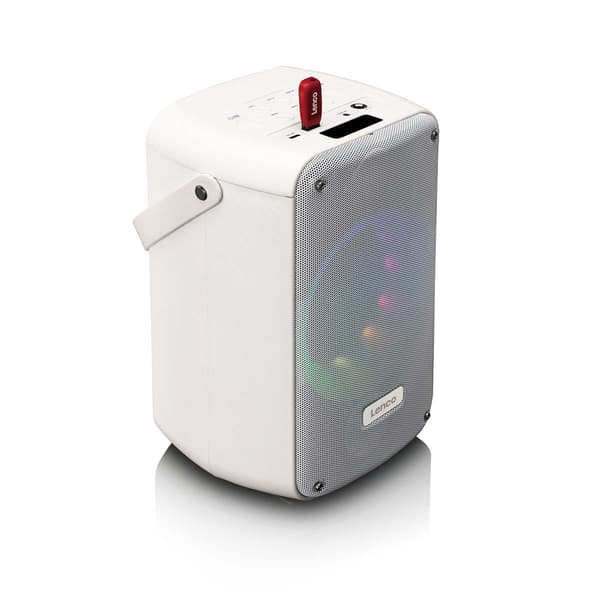 Bluetooth Karaoke System med Trådløs Mikrofon og LED-lys