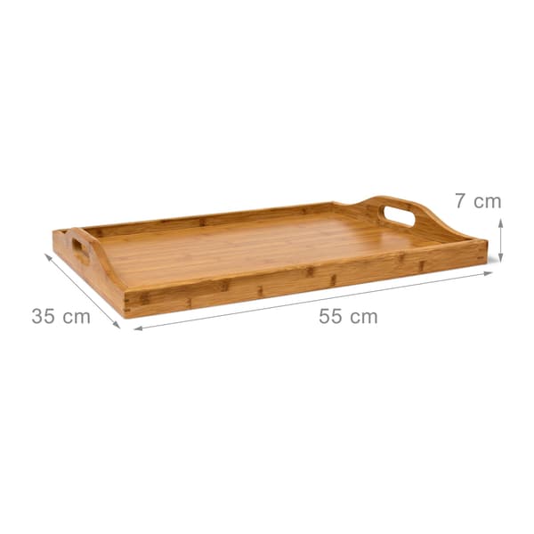 Bricka bord bambu 63,5 cm natur