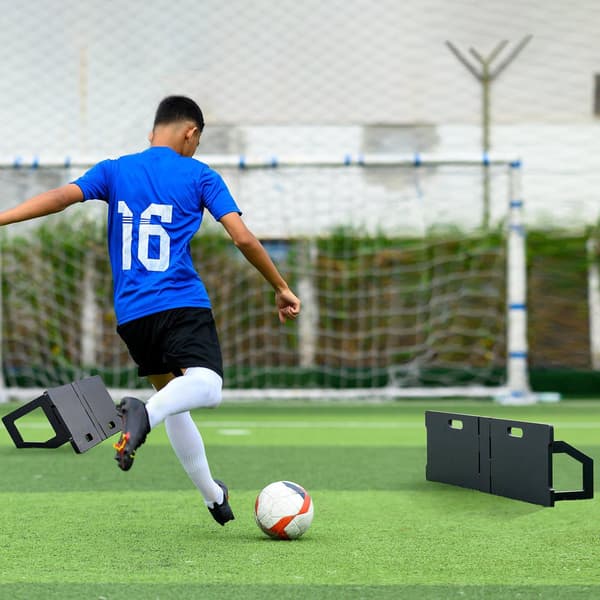 Fotbollsrebounderbräda 45 x 13, hopfällbar, 2 vinklar