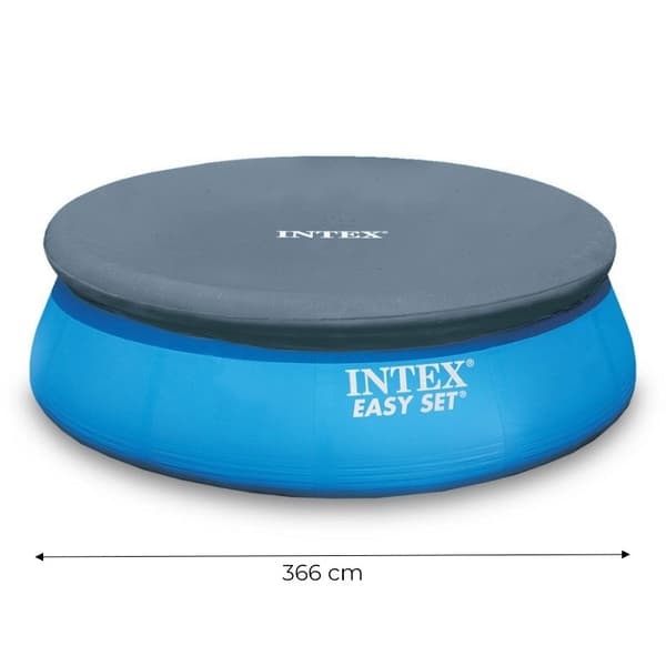 TÄCKTARPAT FÖR POOL 366cm INTEX 28022