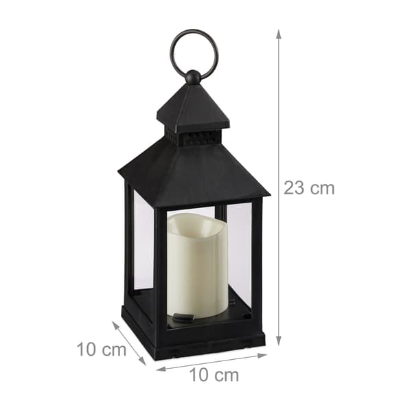 2 LED-lyhtyä – muovia ja lasia
