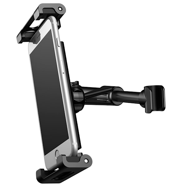Holder til tablets og smartphones 4,7 - 12,9" på sædets nakkestøtte, sort