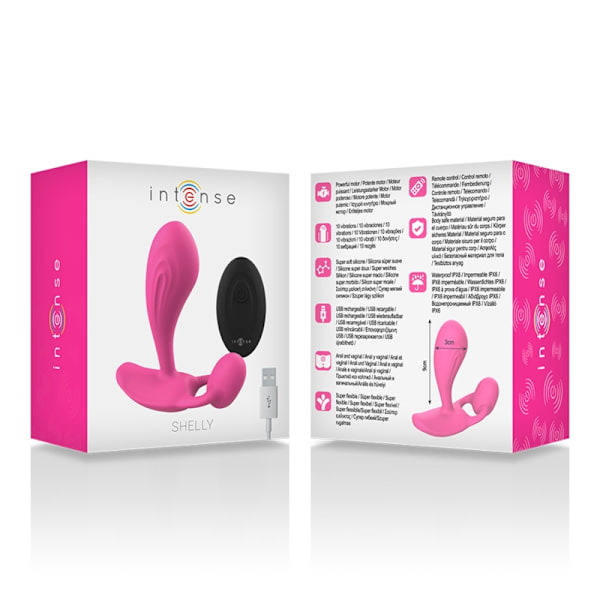 Intense - Shelly Plug Anal Fjärrkontroll Rosa
