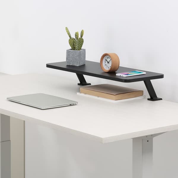 Skærmhylde 650x260mm Sort