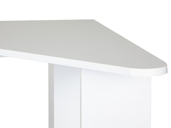 Moderne hvidt hjørne computerbord