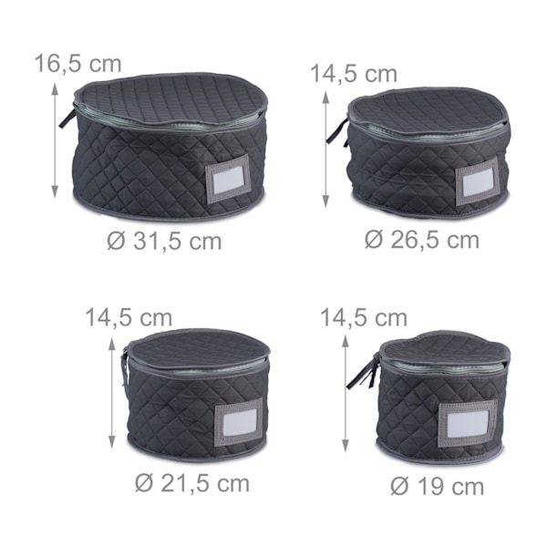 Förvaringsbox för porslin 6-pack
