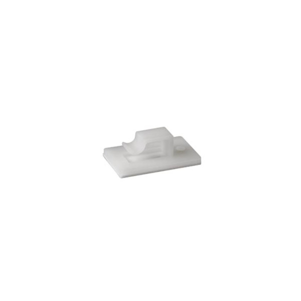 Liimakaapelikiinnitys - Ø 5,6 X 7,2 Mm / 27 X 17 Mm / 10 Kpl.