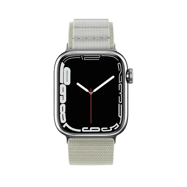 Rem med Alpine stålspænde til Apple Watch 42 / 44 / 45 / 49 mm sølv