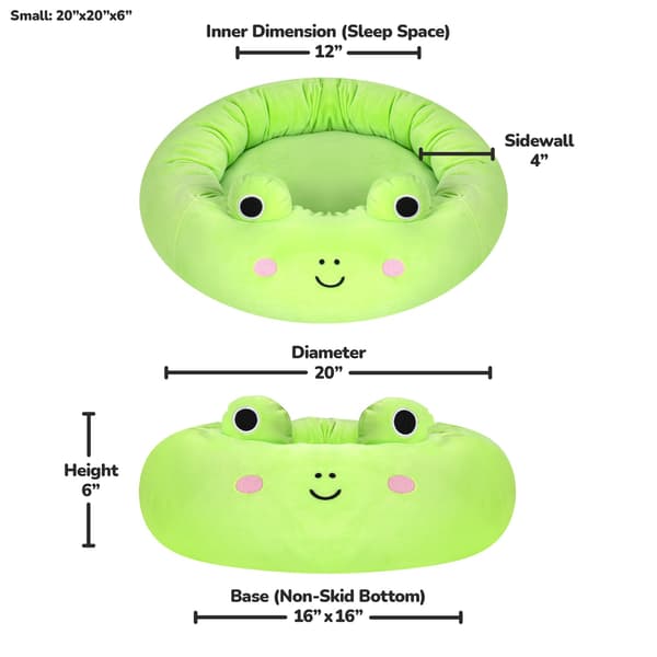 Squishmallows Pet Bed Wendy The Frog, 50 Cm