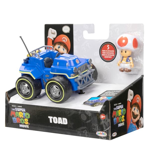 Toad Kart figur, 7 cm samlelegetøj til Mario Kart fans