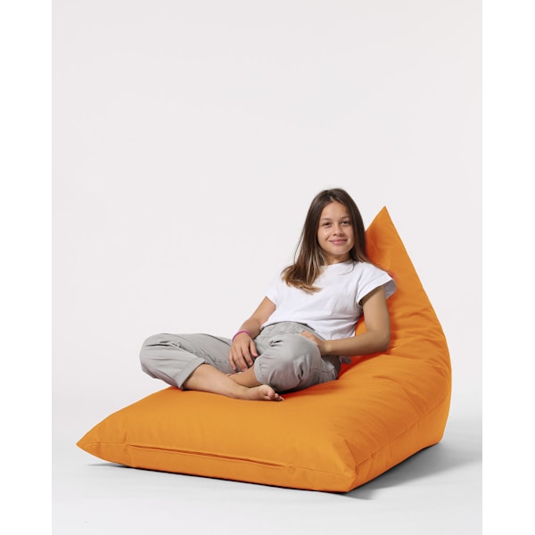 Garden Bean Bag Pyramid Big Bed Puf - Orange