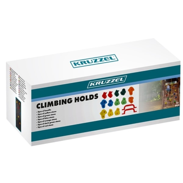 Klatring rummer 15 stykker Kruzzel 25396