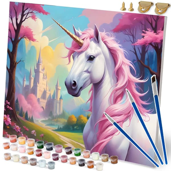 Målning efter siffror 40x50 cm Massido Unicorn