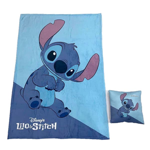 Disney Stitch polarfilt + kuddset