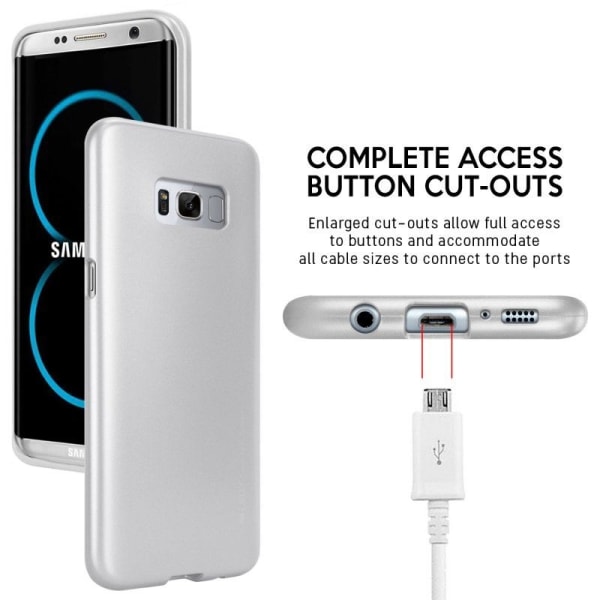 Mercury I-Jelly - Etui til Samsung Galaxy S8+ (sølv)