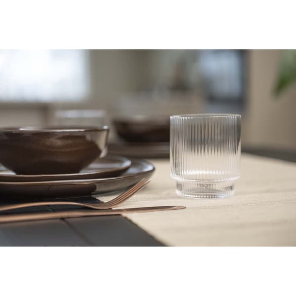 Räfflade dricksglas, 31 cl, 2-pack, diskmaskinssäkra