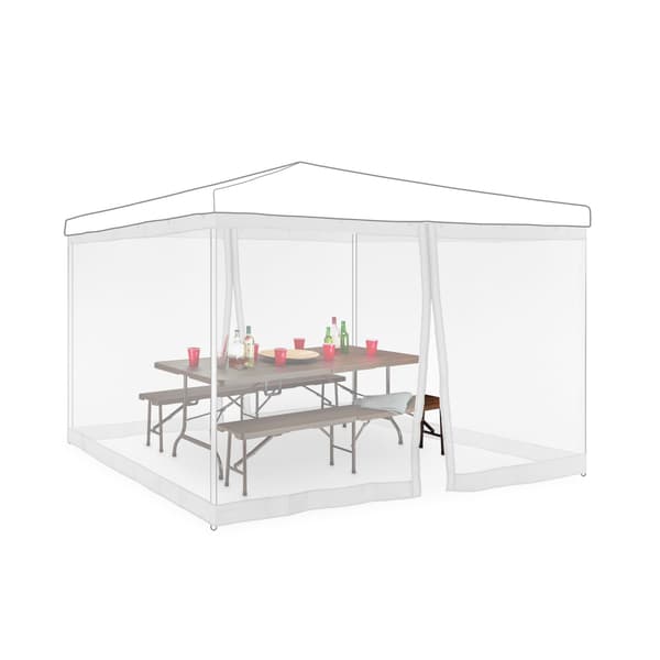 Hyttysverkko 3x3m paviljonkiin White
