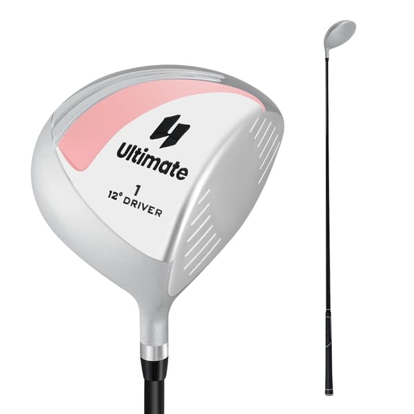 Dame 12" 460cc golfdriver, grafitskaft, hovedbetræk