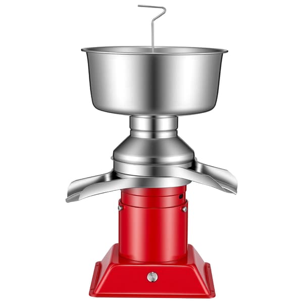 Elektrisk mælke- og flødeseparator, 60 l/t, 4,5 l skål, rustfrit stål