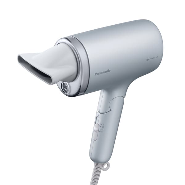 Panasonic Nanoe hårtørrer 1600W med hurtigtørrende dyse, foldbar, grå