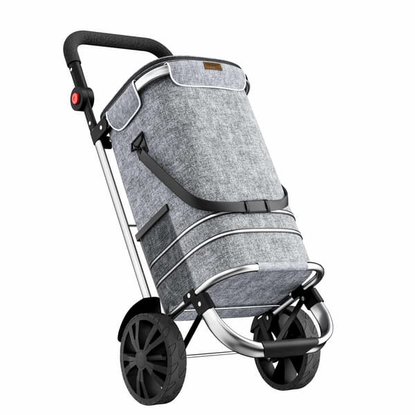 Indkøbsvogn 56L, 50kg kapacitet, grå, kølerum