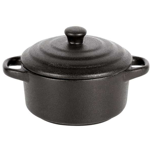Porcelænsfad med låg, 450 ml Kapacitet