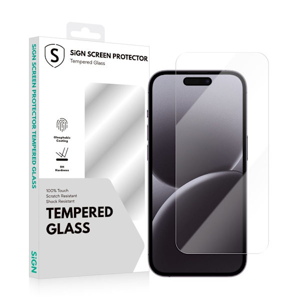 SiGN Skärmskydd i härdat glas för iPhone 16 Pro Max