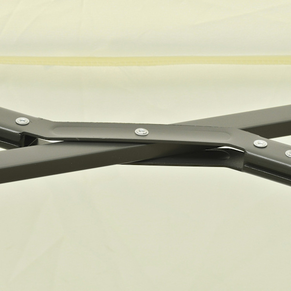 Double Parasol Cantilever Sateenvarjo Tuplasateenvarjo Kammella Säädettävä Puutarhasateenvarjo Auringonsuoja Metalli Kermanvalkoinen 440 X 270 X 250 C
