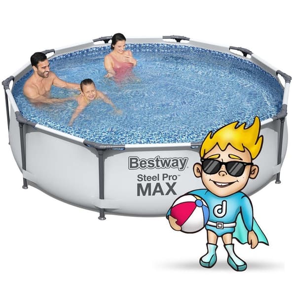 Ram trädgårdspool 305 x 76 cm 9 i 1 Bestway 56408