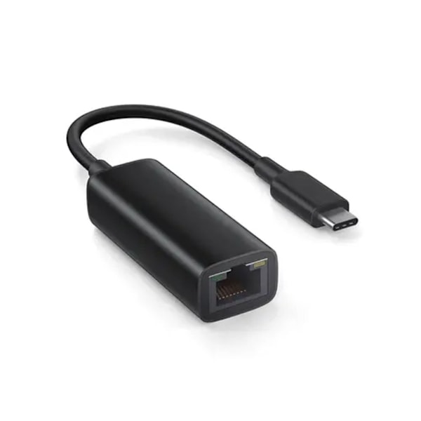 USB-C–Ethernet-sovitin - 10/100/1000 Mbps