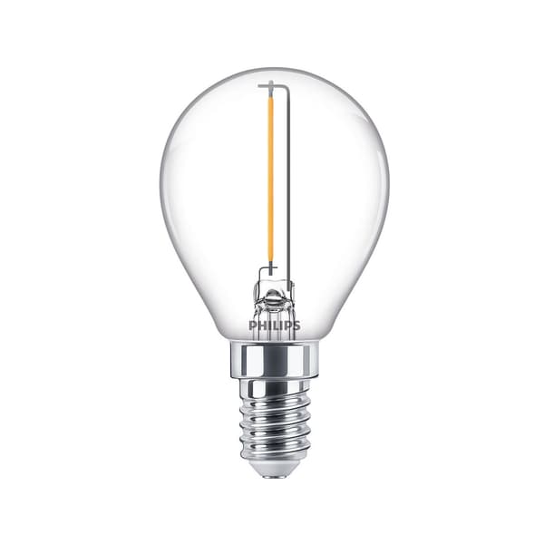 LED E14 Globe 15W Klar 136lm