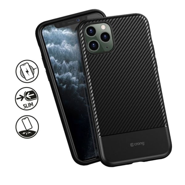 Crong Prestige Carbon Cover - Beskyttelsescover til iPhone 11 Pr