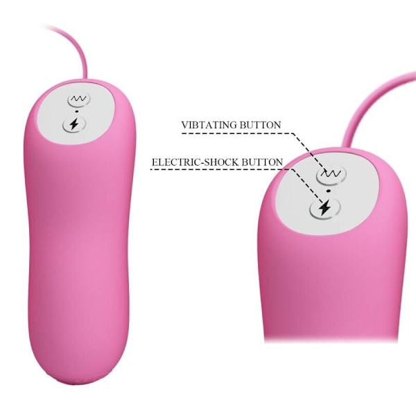 Pretty Love - Pincett Med Vibration Och Rosa Eletroshock