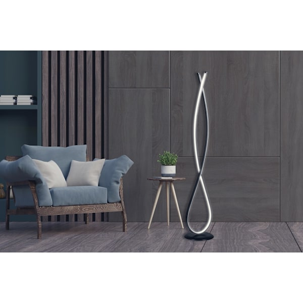 Gulvlampe Infinity Sort - Flerfarvet