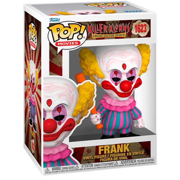 Killer Klowns From Outer Space Frank Action Figuuri, 7 tuumaa