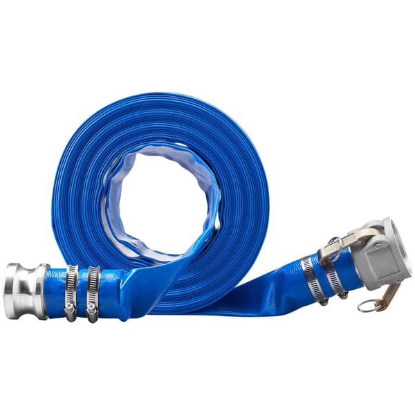 Backspolningsslang 2 tum x 50 fot PVC, Camlock-kopplingar