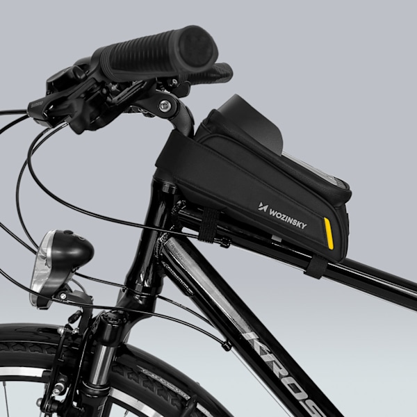 Cykelstelstaske med telefonetui 1l, sort