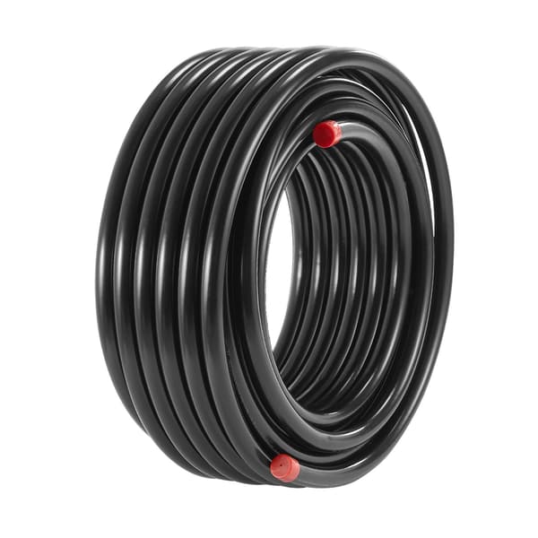 Trykluftledningssæt, HDPE-aluminium, 30,5 m x 19 mm, sort