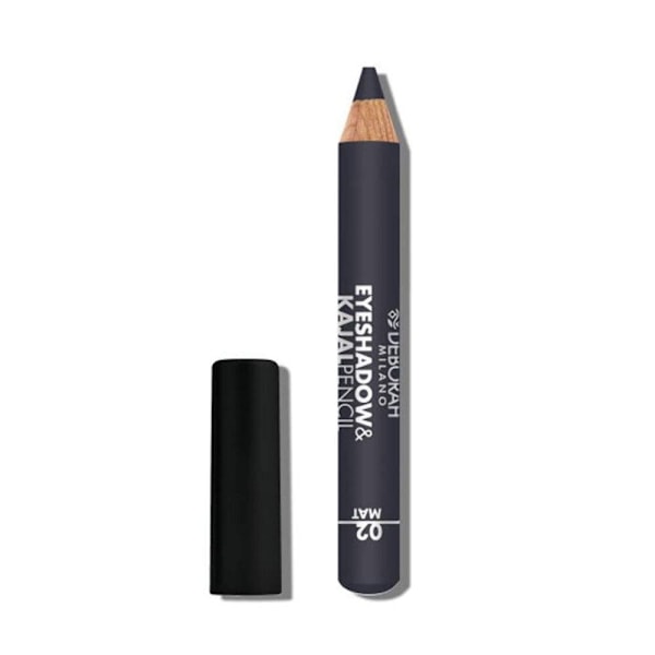 Deborah, Deborah, Blending, Matt, Eyeshadow & Kajal Eyeliner 2-In-1, 2, Grey, 2 g